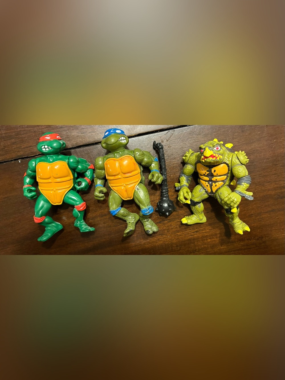 Vintage Teenage Mutant Ninja Turtles Action Figures Set playmates